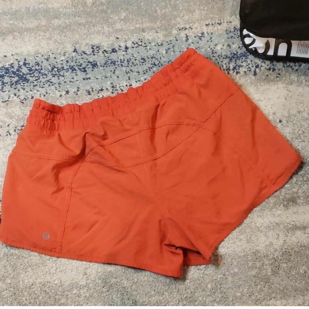 Lululemon Tracker Short 4” Vivid Flame